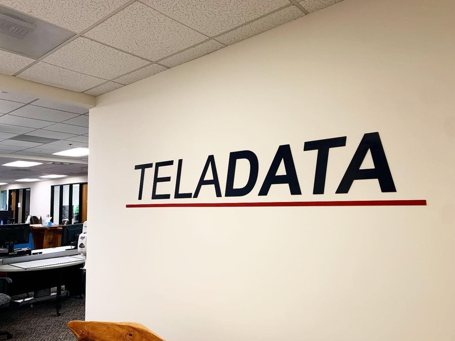 Acrylic office sign for a tech company in Fremont