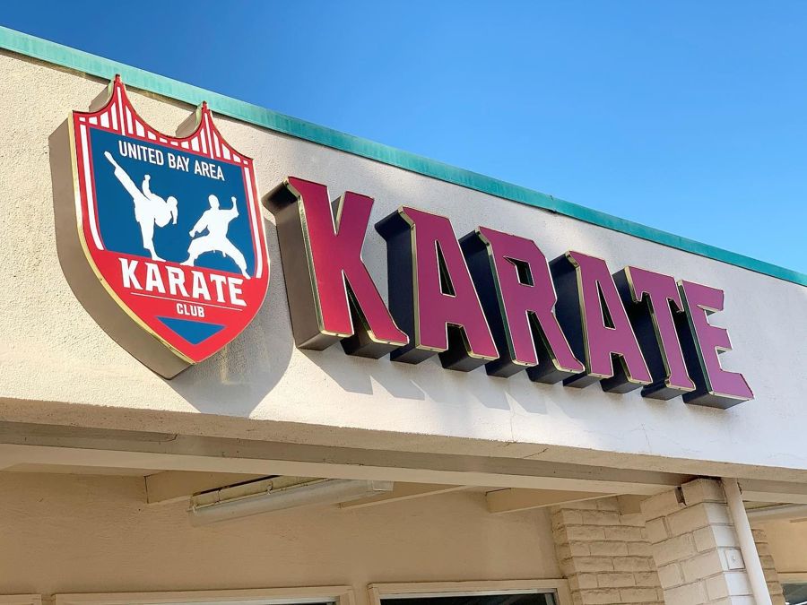 Storefront signage for a retail business in San Jose